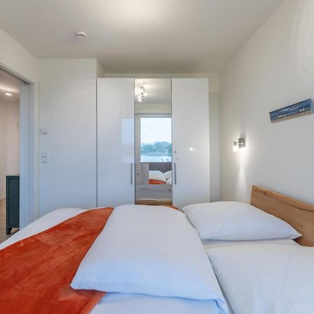 Ferienwohnung "Halligstork" Direkt Am Nordseedeich Mit Blick Auf Den See Nordstrand Kültér fotó